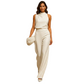Women’s Halter Neck Wide Leg Jumpsuit for Evening Occasions